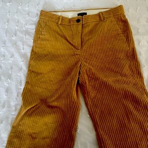 Women’s Size 12 JCrew golden corduroy pants.